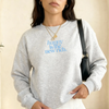 Happy Is the New Rich Sweatshirt – Cozy Minimal Graphic Crewneck by Hey Jude Graphic Tees