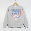 Chicago Baseball Season Sweatshirt by Hey Jude Graphic Tees