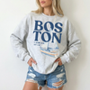 Boston Harbor Club Coastal Sailboat Sweatshirt | Vintage Nautical Graphic Crewneck by Hey Jude Graphic Tees