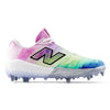 "Aurora" New Balance FuelCell COMPv4 Baseball Cleats by Stadium Custom Kicks