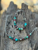 Sterling Silver Jasper Turquoise Bracelet by Wild Junkie