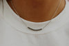 Authentic Silver Pearl Bar Necklace by Wild Junkie