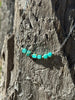 Authentic Turquoise Square Beads Chain Necklace by Wild Junkie