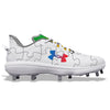 "Autism Awareness" Under Armour Yard Low MT Cleats by Stadium Custom Kicks