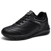 Autumn Mens Fashion White Sneakers Light Sport Shoes Black Leather Running Spring Winter Warm Soft Shoes Athletic Road Running Casual Lace Up Comfort Sports Fashion Sneakers by Stevvex