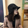 Autumn Winter Polyester Flat Top Hat For Women's Luxury Wide Fedora Hat Jazz Cap Classic Wide Hat Women Comfortable Elegant Hat For Summer Classic Design by Stevvex