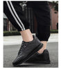 Autumn Womens Mens Sneakers Black Fashion Vulcanized Shoes Lace-up Casual Flats Light Couple Fashion Sneakers Breathable Casual Comfortable Lightweight Sneakers by Stevvex