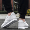 Autumn Womens Mens Sneakers Black Fashion Vulcanized Shoes Lace-up Casual Flats Light Couple Fashion Sneakers Breathable Casual Comfortable Lightweight Sneakers by Stevvex