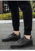 Autumn Womens Mens Sneakers Black Fashion Vulcanized Shoes Lace-up Casual Flats Light Couple Fashion Sneakers Breathable Casual Comfortable Lightweight Sneakers by Stevvex