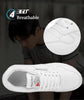 Autumn Womens Mens Sneakers Black Fashion Vulcanized Shoes Lace-up Casual Flats Light Couple Fashion Sneakers Breathable Casual Comfortable Lightweight Sneakers by Stevvex