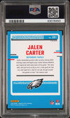 Graded 2023 Panini Donruss Optic Jalen Carter #281 Holo Rookie RC Football Card PSA 10