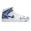 "Azule" Jordan 1 Mid Shoes by Stadium Custom Kicks
