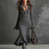 Women's Half Zip Bodycon Dress by FitiqueFit