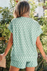 Green Polka Dot Print Short Set by Wild and Free Boutique