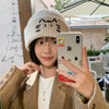 Women’s Cute Cat Line Design Knitted Hat – Warm Fall & Winter Beanie by FitiqueFit