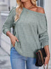 Boat Neck Ribbed Knit T-Shirt by Simply Love