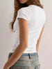 Elegant Wrap V-Neck Slim Fit T-Shirt by Simply Love