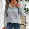 Women’s Color-Block V-Neck Pullover by FitiqueFit