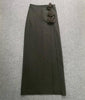 Women's Three-dimensional Flower High Slit Dress