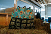 Sunflower Squash Blossom Trailer Hay Bag by Neon Spur