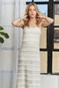 Lace Scoop Neck Midi Cami Dress – Elegant Lace Scoop Neck Dress with Romantic Detailing for Formal Events and Special Occasions by Stevvex