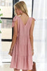 New Summer V-Neck Tie Shoulder Dress For Women – Chic, Versatile, Adjustable Fit, Modern, Flattering Dress for Any Occasion by Stevvex