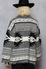 POL Open Front Geometric Print Cardigan with Fringe Detail by FitiqueFit