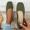 Women’s Knitted Slip-On Shoes | Plus Size Breathable Sneakers by FitiqueFit