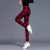 Women’s Plaid Yoga Leggings – Mid Waist Push-Up Pants by FitiqueFit