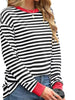 Striped Long Sleeve Casual T-Shirt by Simply Love