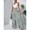 Women’s Printed High‑Waist Wide‑Leg Palazzo Pants by FitiqueFit