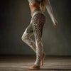 Womens 3D Digital-Print Sports Yoga Pants by My Store