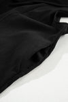 Black Adjustable Buckle Straps Cropped Jumpsuit
