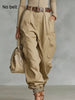 Women's High Waist Multi-Pocket Cargo Work Pants – Tapered Trousers by FitiqueFit