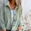 Plus Size Women’s Solid Color Sherpa Jacket by FitiqueFit