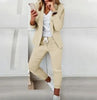 Lapel Blazer & Drawstring Trousers OL Suit – 12 Colors XS–3XL by FitiqueFit