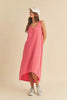 High-Low Hem Scoop Neck Midi Tank Dress For Women – Trendy, Versatile & Comfortable for Any Occasion by Stevvex