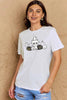 Simply Love Full Size Cat & Pumpkin Graphic Cotton T-Shirt by Simply Love