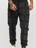 Men's Plus Size Plaid Drawstring Pants