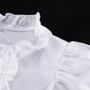 Women's Ruffled Linen-Blend Cropped Blouse & Shorts Set by FitiqueFit