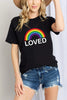 Simply Love LOVED Graphic Cotton T-Shirt by Simply Love