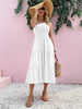 Smocked Single Shoulder Sleeveless Dress Stylish & Comfortable Summer Long Dress Lightweight Dress by Stevvex