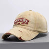 Embroidered Letter Denim Baseball Cap – Soft Crown by FitiqueFit