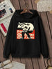 Christmas Santa Claus Hoodie – Kawaii Graffiti Snow Print Sweatshirt by FitiqueFit