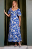 New Summer Cutout Back Floral Sweetheart Neck Puff Sleeve Dress – Unique, Romantic and Trendy Floral Dress with Puff Sleeves and Cutout Back by Stevvex
