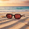 Polygonal Small-Frame Sunglasses – Hexagonal Unisex UV Protection by FitiqueFit
