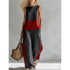 Printed Retro Sleeveless Top & Wide-Leg Pants Set | 12 Prints S–5XL by FitiqueFit