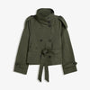 Women’s Lace-Up Waist Trench Coat by FitiqueFit