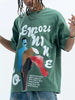 Men's Vintage Graphic Print Oversized T-Shirt by Simply Love