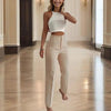 Women's High-Waisted Straight Leg Pants by FitiqueFit